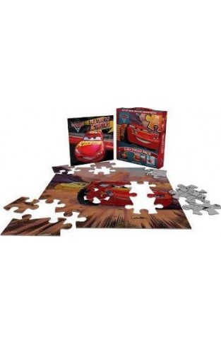 Disney Pixar Cars 3 2-in-1 Puzzle Pack : Activity Book and 2-in-1 Jigsaw Puzzle
